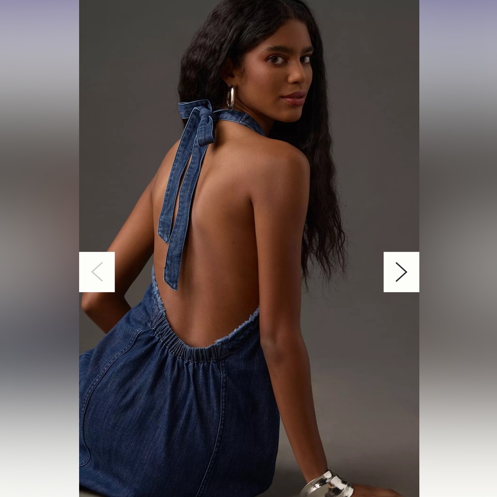 NWT Pilcro Halter Mini Dress